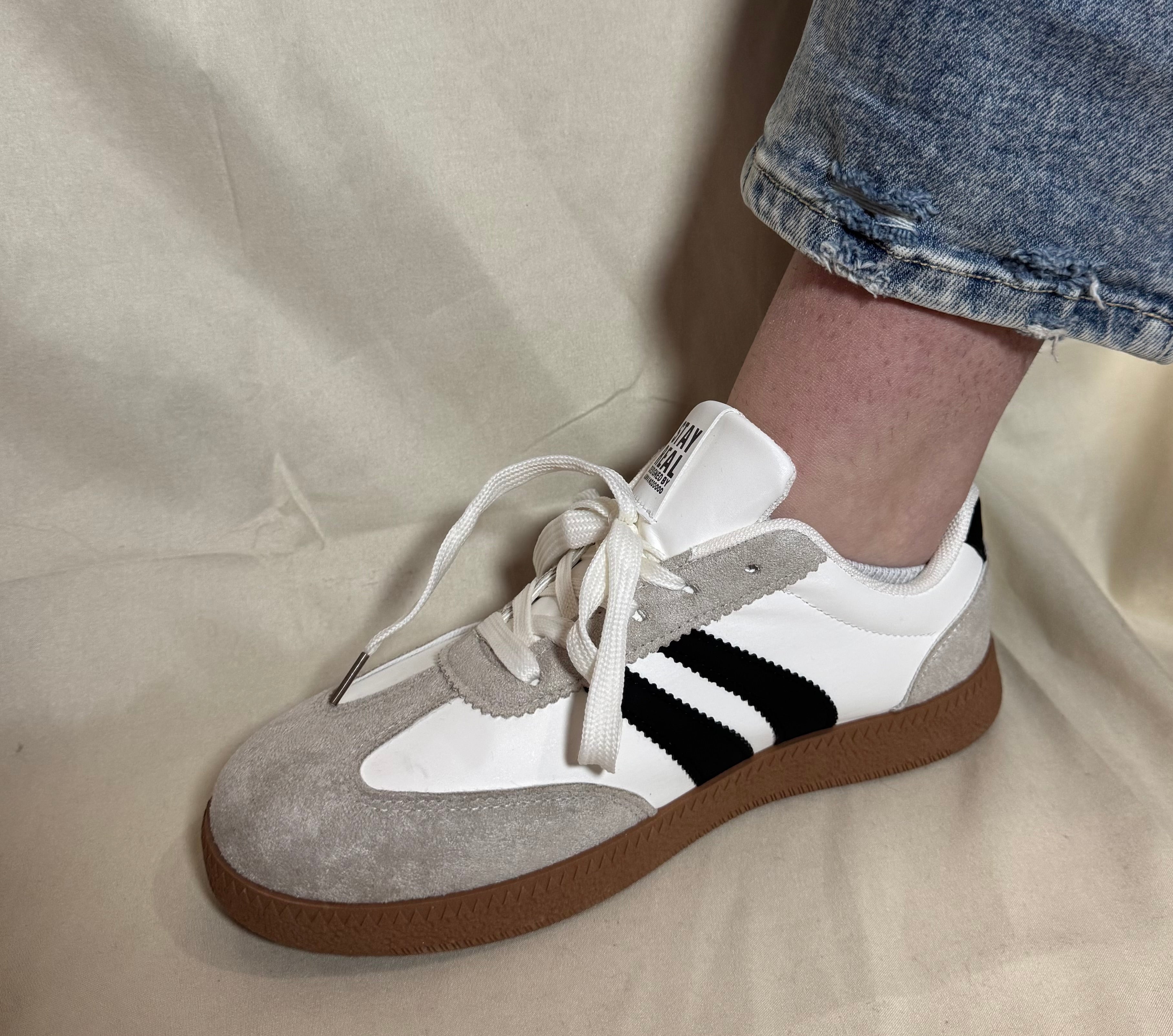 Varsity Color Block Patchwork Lace Up Shoes