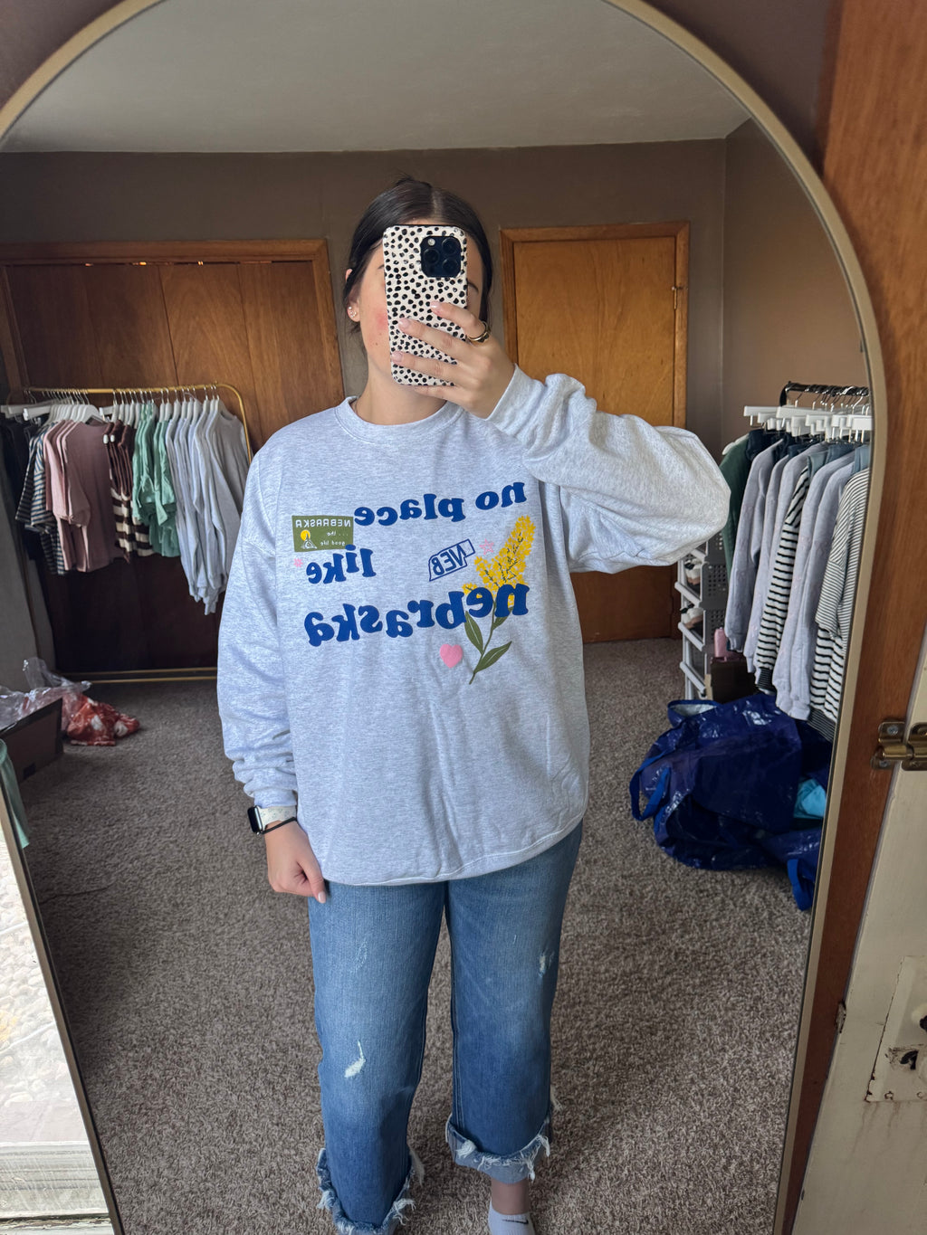 No Place Like Nebraska Crewneck