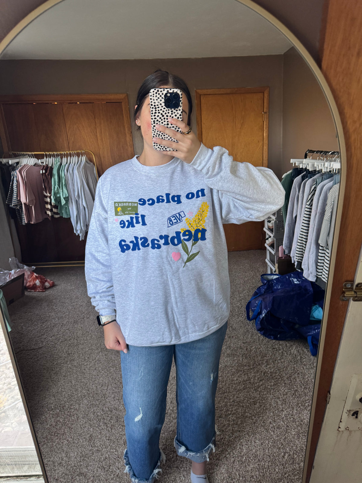 No Place Like Nebraska Crewneck