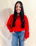 NE Crewneck Sweatshirt - Red
