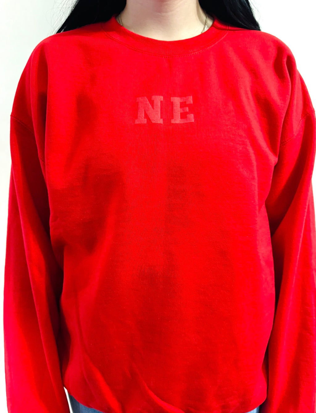 NE Crewneck Sweatshirt - Red