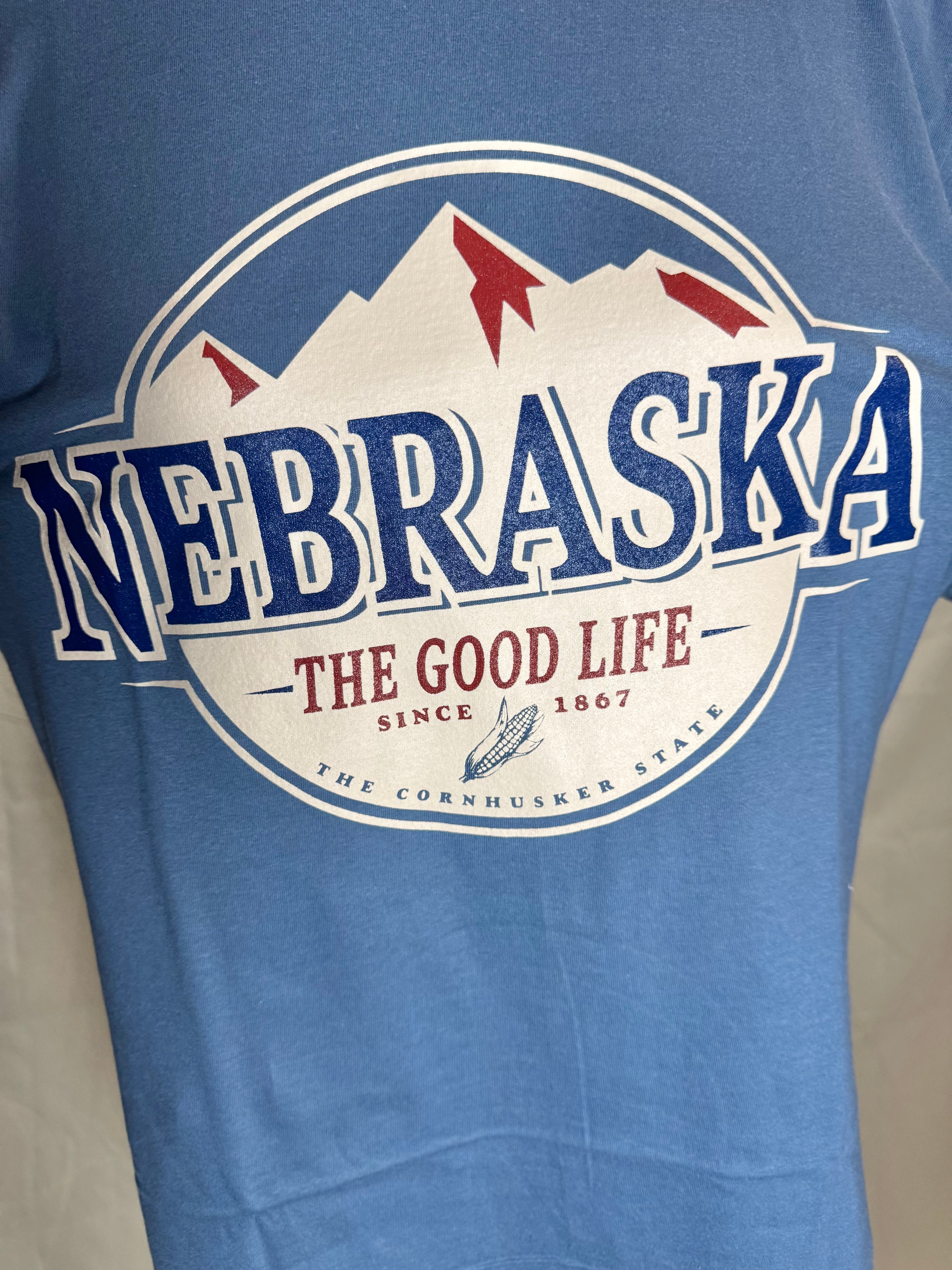 Ne The Good Life Moutain Design Graphic Tee