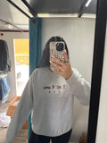 USA  Embroidered Crewneck